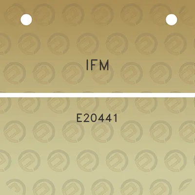 ifm-e20441