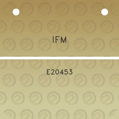 ifm-e20453