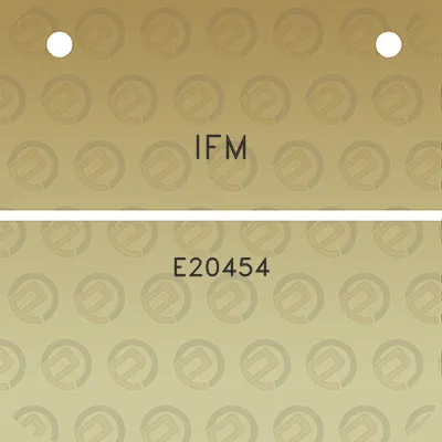 ifm-e20454