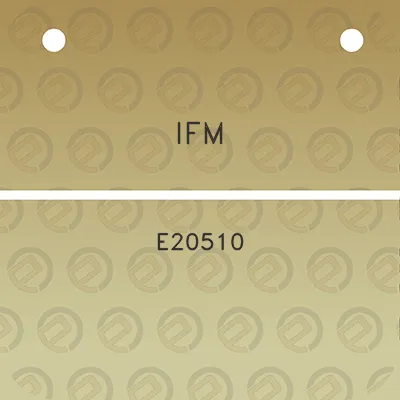 ifm-e20510