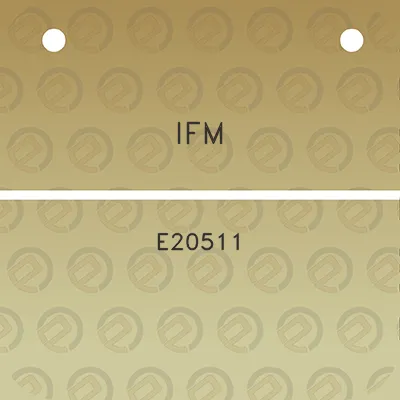 ifm-e20511