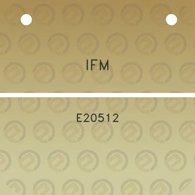 ifm-e20512