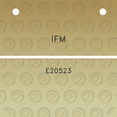 ifm-e20523