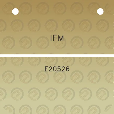 ifm-e20526