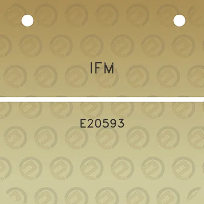 ifm-e20593