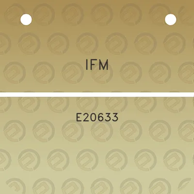 ifm-e20633