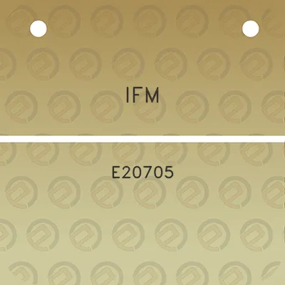 ifm-e20705