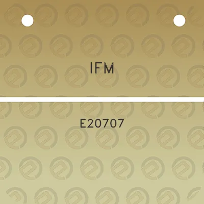 ifm-e20707