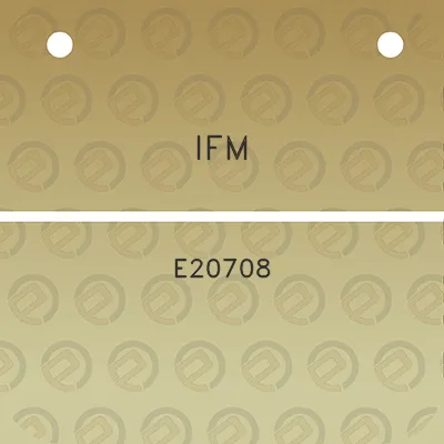 ifm-e20708