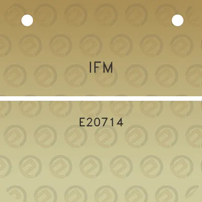 ifm-e20714