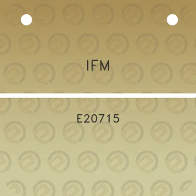 ifm-e20715