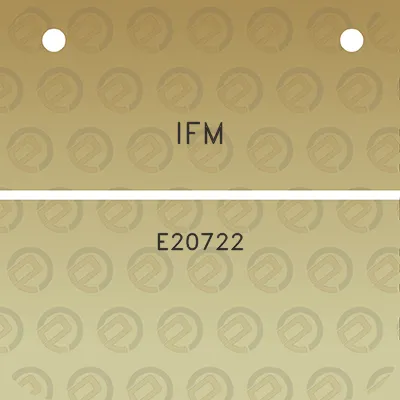 ifm-e20722