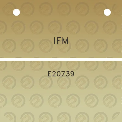 ifm-e20739