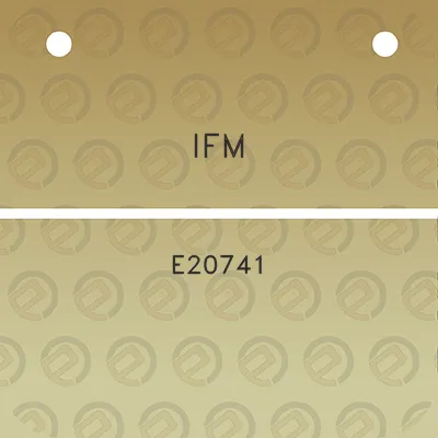 ifm-e20741