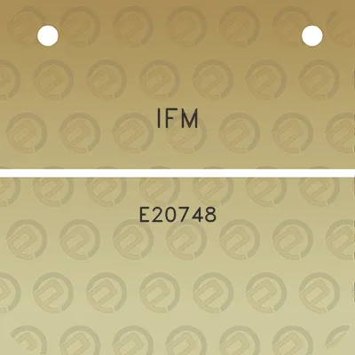 ifm-e20748