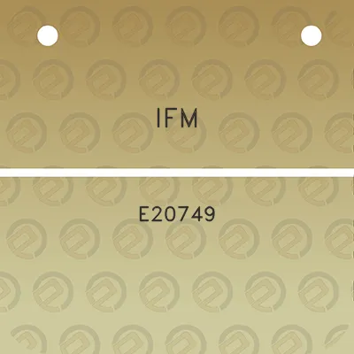 ifm-e20749