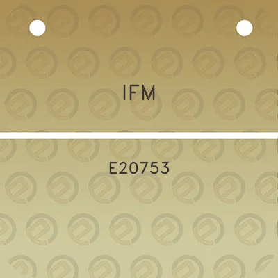 ifm-e20753