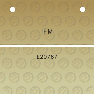 ifm-e20767