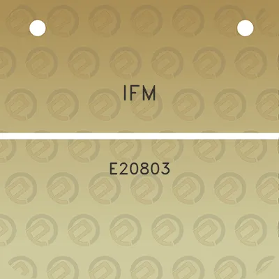 ifm-e20803