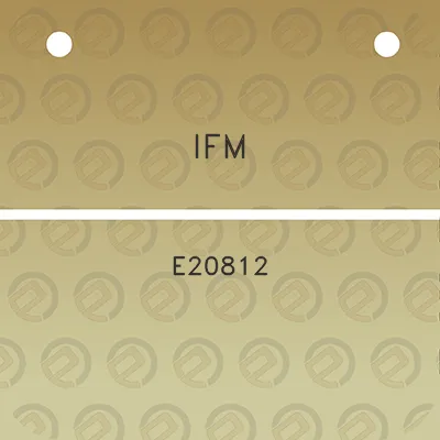 ifm-e20812