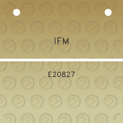 ifm-e20827