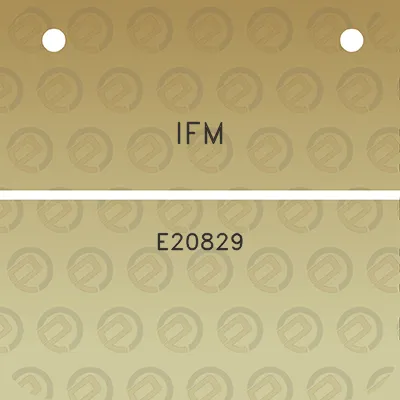 ifm-e20829