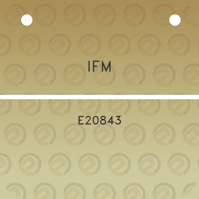 ifm-e20843