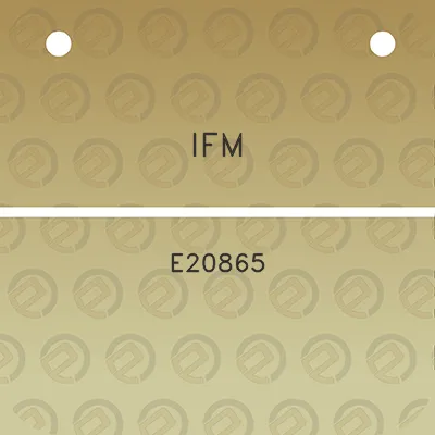 ifm-e20865