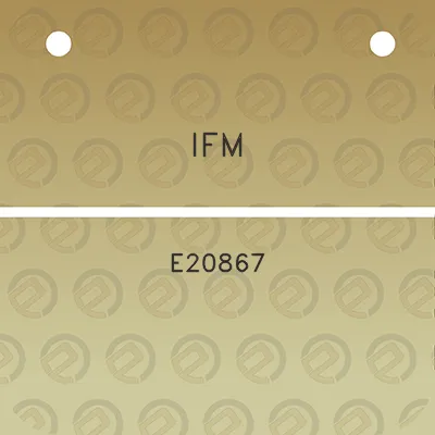 ifm-e20867