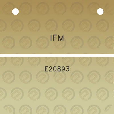 ifm-e20893