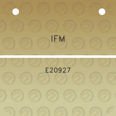 ifm-e20927