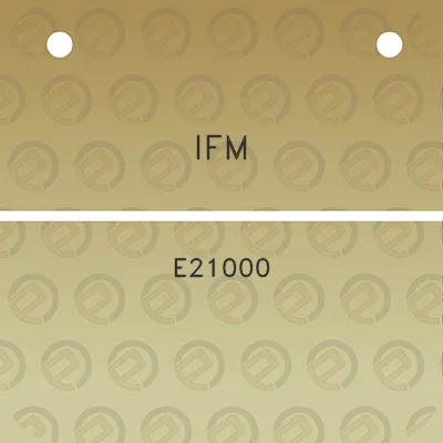 ifm-e21000