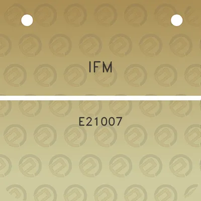 ifm-e21007