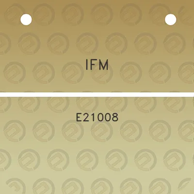 ifm-e21008