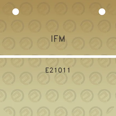 ifm-e21011