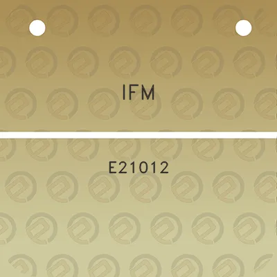 ifm-e21012