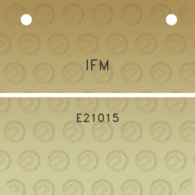 ifm-e21015