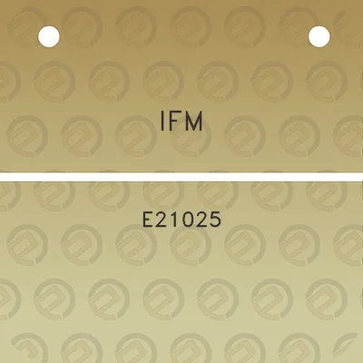 ifm-e21025