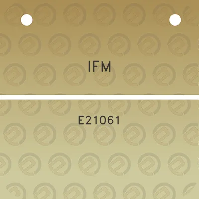 ifm-e21061