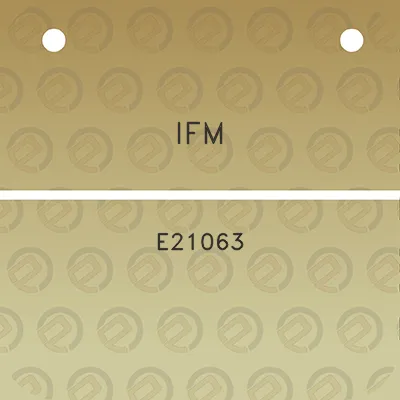 ifm-e21063