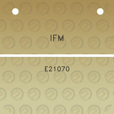 ifm-e21070