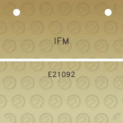 ifm-e21092