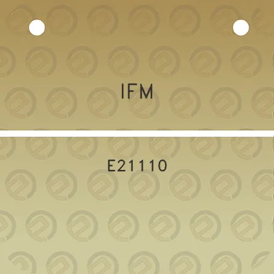 ifm-e21110