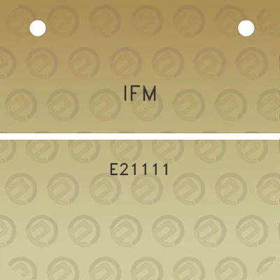 ifm-e21111