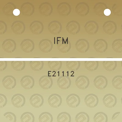 ifm-e21112