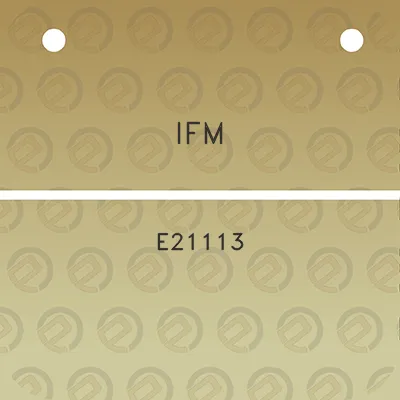 ifm-e21113