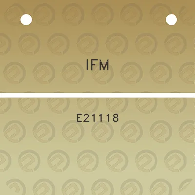 ifm-e21118