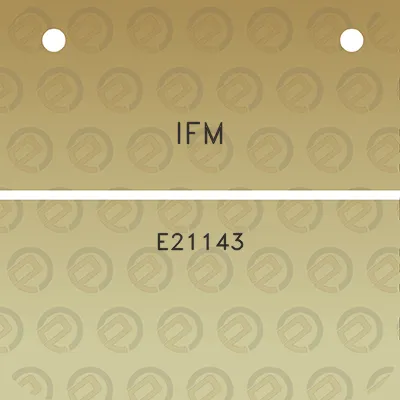 ifm-e21143