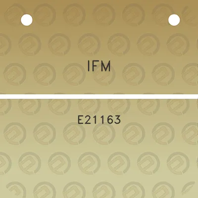 ifm-e21163