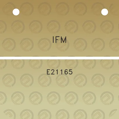 ifm-e21165